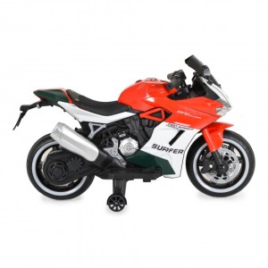 Ηλεκτροκίνητη Μηχανή BO Surfer 12V Κόκκινη Moni 