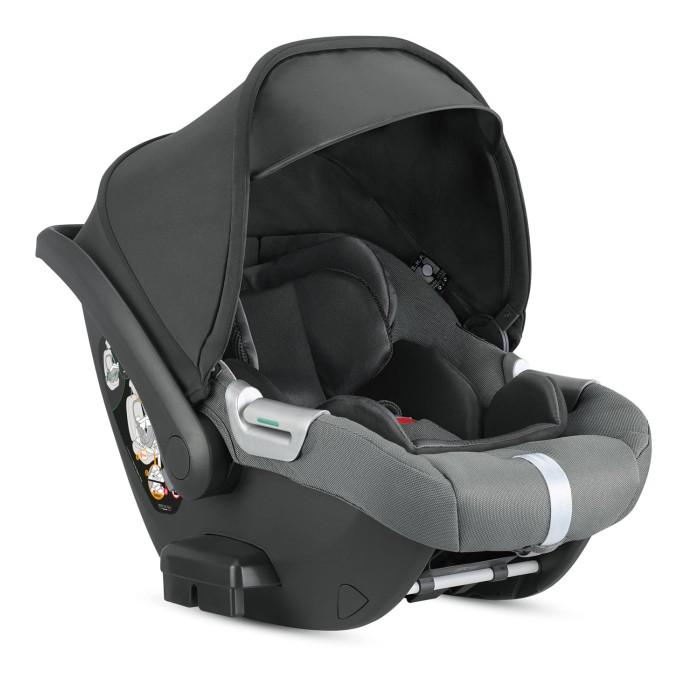 Inglesina Σύστημα Μεταφοράς Aptica XT Quattro Canyon Grey Με Σκελετό Nero Και Παιδικό Κάθισμα Αυτοκινήτου Darwin Infant