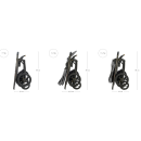 Inglesina Σύστημα Μεταφοράς Aptica XT Quattro Canyon Grey Με Σκελετό Nero Και Παιδικό Κάθισμα Αυτοκινήτου Darwin Infant