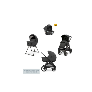 Inglesina Σύστημα Μεταφοράς Aptica XT Quattro Magnet Grey Με Σκελετό Nero Και Παιδικό Κάθισμα Αυτοκινήτου Darwin Infant