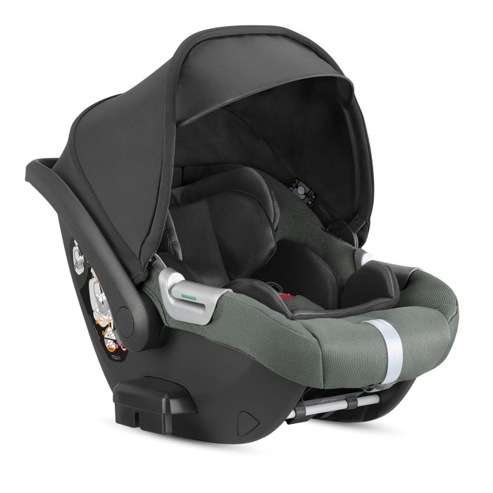 Inglesina Σύστημα Μεταφοράς Aptica XT Quattro Taiga Green Με Σκελετό Nero Και Παιδικό Κάθισμα Αυτοκινήτου Darwin Infant