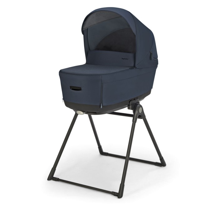 Inglesina Σύστημα Μεταφοράς Electa Quattro Χρώμα Hudson Blue Με Σκελετό Silver Black Και Παιδικό Κάθισμα Αυτοκινήτου Darwin Infant