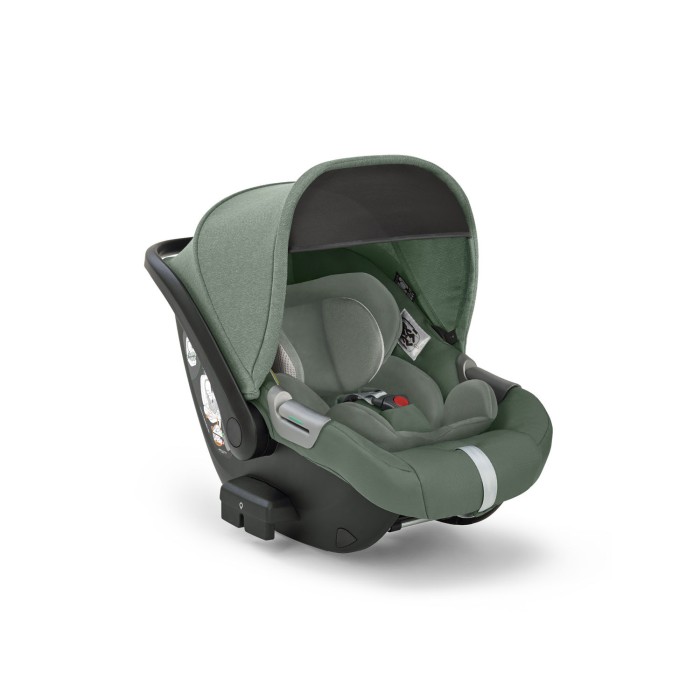 Inglesina Σύστημα Μεταφοράς Electa Quattro Χρώμα Murray Green Με Σκελετό Total Black Και Παιδικό Κάθισμα Αυτοκινήτου Darwin Infant