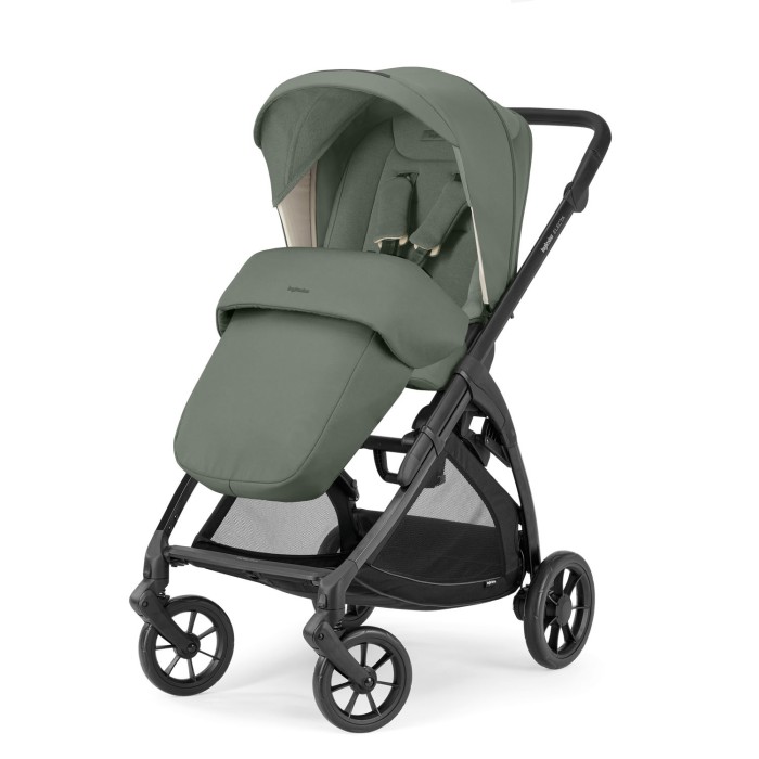 Inglesina Σύστημα Μεταφοράς Electa Quattro Χρώμα Murray Green Με Σκελετό Total Black Και Παιδικό Κάθισμα Αυτοκινήτου Darwin Infant