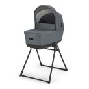Inglesina Σύστημα Μεταφοράς Electa Quattro Χρώμα Union Grey Με Σκελετό Silver Black Και Παιδικό Κάθισμα Αυτοκινήτου Darwin Infant