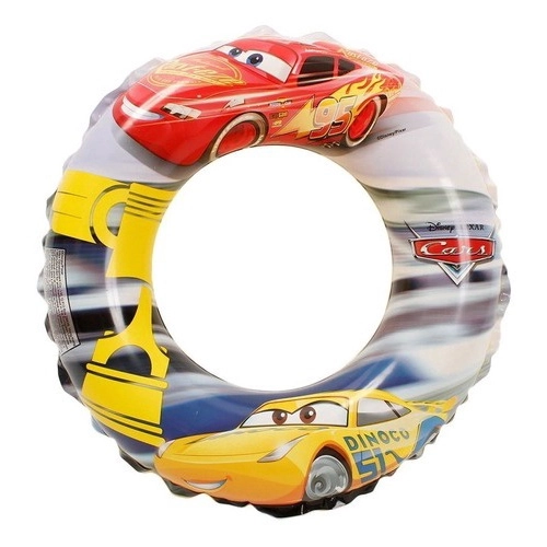 Intex Παιδικό Σωσίβιο Cars Με Διάμετρο 51εκ Για 3-6 ετών