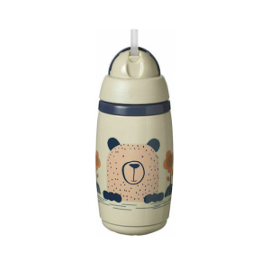Ισοθερμικό Κύπελλο Με Καλαμάκι 12m+ 266ml Μπεζ Tommee Tippee