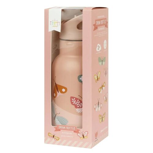 A Little Lovely Company: Μπουκάλι με διπλό τοίχωμα από ανοξείδωτο ατσάλι 350ml Butterflies A Little Lovely Company: Μπουκάλι με διπλό τοίχωμα από ανοξείδωτο ατσάλι 350ml Butterflies