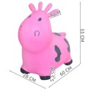 Jumping Rubber Φουσκωτή Ροζ Αγελάδα 8779 Jumping Rubber Φουσκωτή Ροζ Αγελάδα 8779