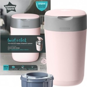 Κάδος Απόρριψης Για Πάνες Ρόζ Tommee Tippee