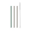 Καλαμάκια Σιλικόνης 3τμχ Platinum Silicone Sage Kikka Boo