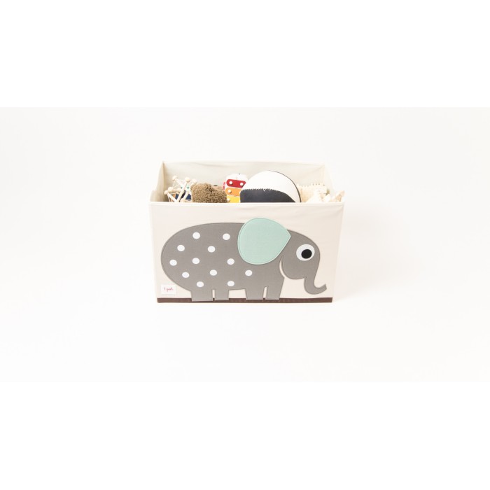 Καλάθι Παιχνιδιών Με Καπάκι Elephant 3 sprouts Καλάθι Παιχνιδιών Με Καπάκι Elephant 3 sprouts