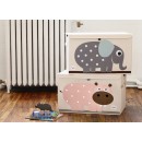 Καλάθι Παιχνιδιών Με Καπάκι Hippo 3 sprouts Καλάθι Παιχνιδιών Με Καπάκι Hippo 3 sprouts