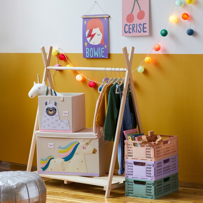 Καλάθι Παιχνιδιών Με Καπάκι Unicorn 3 sprouts Καλάθι Παιχνιδιών Με Καπάκι Unicorn 3 sprouts