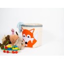 Καλάθι Παιχνιδιών Στρογγυλό Fox 3 sprouts Καλάθι Παιχνιδιών Στρογγυλό Fox 3 sprouts