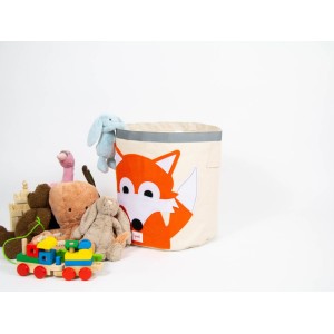 Καλάθι Παιχνιδιών Στρογγυλό Fox 3 sprouts Καλάθι Παιχνιδιών Στρογγυλό Fox 3 sprouts