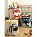 Καλάθι Παιχνιδιών Στρογγυλό Fox 3 sprouts Καλάθι Παιχνιδιών Στρογγυλό Fox 3 sprouts