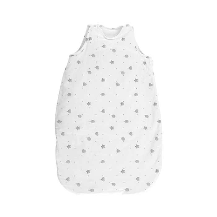 Καλοκαιρινός Βαμβακερός Υπνόσακος 18-24m 0.5 tog 95cm Train Grey Lorelli