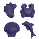 Scrunch Καλούπια από ανακυκλώσιμη σιλικόνη Dark Purple (4 Τεμάχια) Scrunch Καλούπια από ανακυκλώσιμη σιλικόνη Dark Purple (4 Τεμάχια)