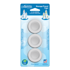 Καπάκια Ταξιδιού Για Μπιμπερό Με Στενό Λαιμό 3τμχ Dr Brown