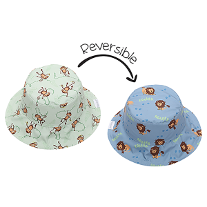 Καπέλο Διπλής Όψης UPF 50+  Λιοντάρι/Μαϊμού FlapJackKids