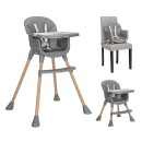 Καρεκλάκι Φαγητού 3 Σε 1 Vanilla Grey Lorelli Καρεκλάκι Φαγητού 3 Σε 1 Vanilla Grey Lorelli