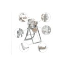 Καρεκλάκι Φαγητού & Κούνια 2 σε 1 Pudding Μπεζ Cangaroo Καρεκλάκι Φαγητού & Κούνια 2 σε 1 Pudding Μπεζ Cangaroo