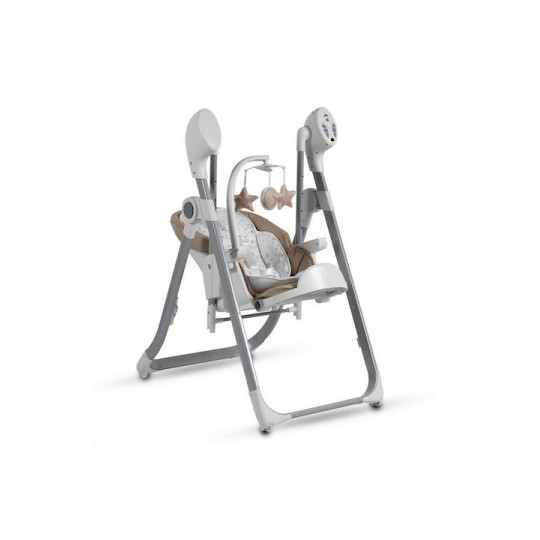 Καρεκλάκι Φαγητού & Κούνια 2 σε 1 Pudding Μπεζ Cangaroo Καρεκλάκι Φαγητού & Κούνια 2 σε 1 Pudding Μπεζ Cangaroo