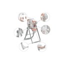 Καρεκλάκι Φαγητού & Κούνια 2 σε 1 Pudding Ροζ Cangaroo Καρεκλάκι Φαγητού & Κούνια 2 σε 1 Pudding Ροζ Cangaroo