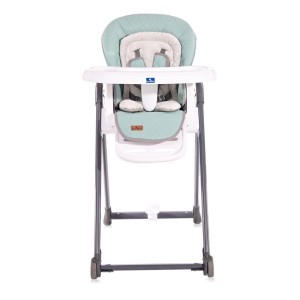 Καρεκλάκι Φαγητού Party Blue Surf Leather Lorelli