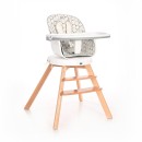 Καρεκλάκι Φαγητού Περιστρεφόμενο 360° Lorelli Napoli Γκρι Εξάγωνα