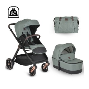 Καρότσι 2 σε 1 Macan Green Cangaroo