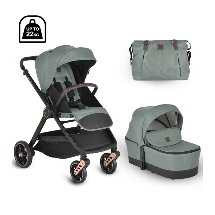 Καρότσι 2 σε 1 Macan Green Cangaroo Καρότσι 2 σε 1 Macan Green Cangaroo