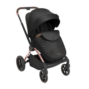 Καρότσι 2 σε 1 Με Καλαθούνα Kara Black Kikka Boo + ΔΩΡΟ Πάνα Αγκαλιάς