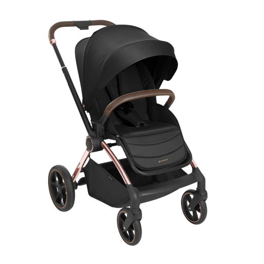 Καρότσι 2 σε 1 Με Καλαθούνα Kara Black Kikka Boo + ΔΩΡΟ Πάνα Αγκαλιάς