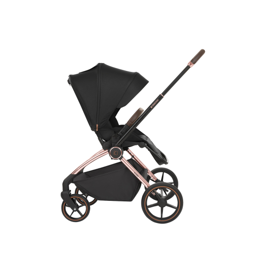 Καρότσι 2 σε 1 Με Καλαθούνα Kara Black Kikka Boo + ΔΩΡΟ Πάνα Αγκαλιάς