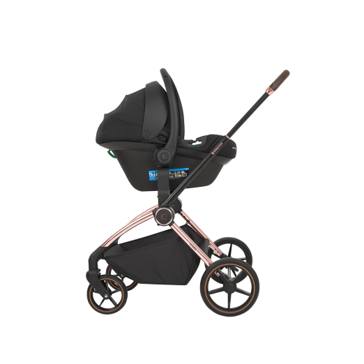 Καρότσι 2 σε 1 Με Καλαθούνα Kara Black Kikka Boo + ΔΩΡΟ Πάνα Αγκαλιάς