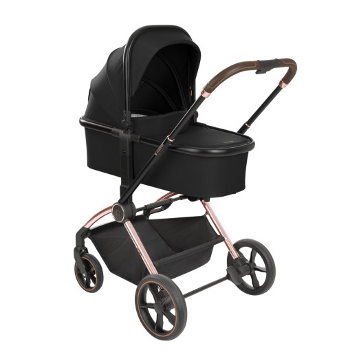 Καρότσι 2 σε 1 Με Καλαθούνα Kara Black Kikka Boo + ΔΩΡΟ Πάνα Αγκαλιάς