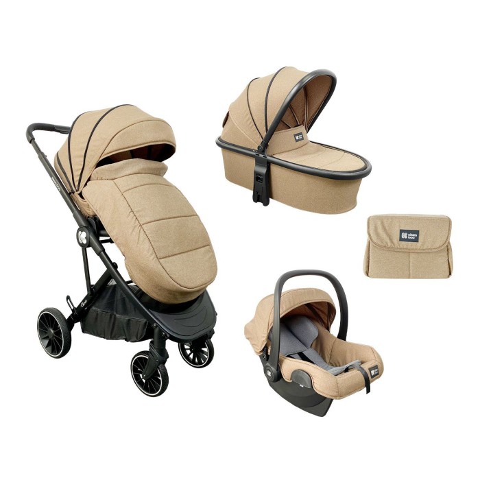 Καρότσι 3 σε 1 Cherie Μπεζ Kikka Boo ΔΩΡΟ Αδιάβροχο & Πάνα Αγκαλιάς Καρότσι 3 σε 1 Cherie Μπεζ Kikka Boo ΔΩΡΟ Αδιάβροχο & Πάνα Αγκαλιάς