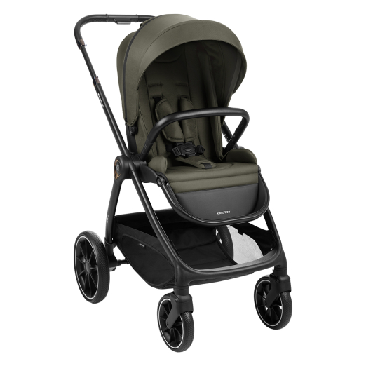 Καρότσι 3 σε 1 Με Καλαθούνα Modena Army Green Kikka Boo + ΔΩΡΟ Πάνα Αγκαλιάς