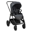 Καρότσι 3 σε 1 Με Καλαθούνα Modena Dark Grey Kikka Boo + ΔΩΡΟ Πάνα Αγκαλιάς