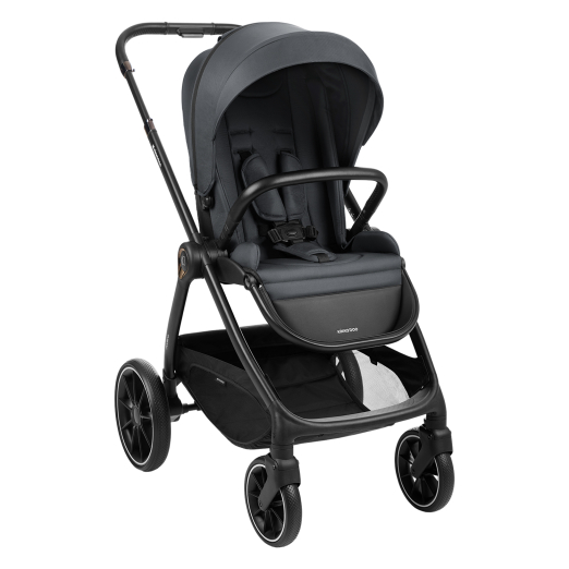 Καρότσι 3 σε 1 Με Καλαθούνα Modena Dark Grey Kikka Boo + ΔΩΡΟ Πάνα Αγκαλιάς