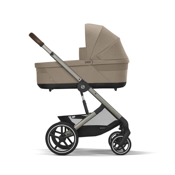 CYBEX Πολυκαρότσι 3in1 Balios S Lux 2024-2025 TPE Almond Beige Με Κάθισμα Cloud G i-size Plus Almond Beige