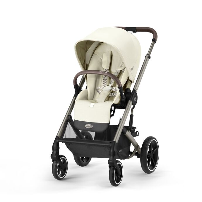 Καρότσι Balios S Lux Seashell Beige Με Taupe Frame Cybex