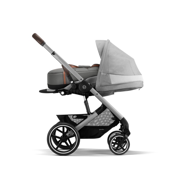 Καρότσι Balios S Lux Stone Grey Με Silver Frame Cybex