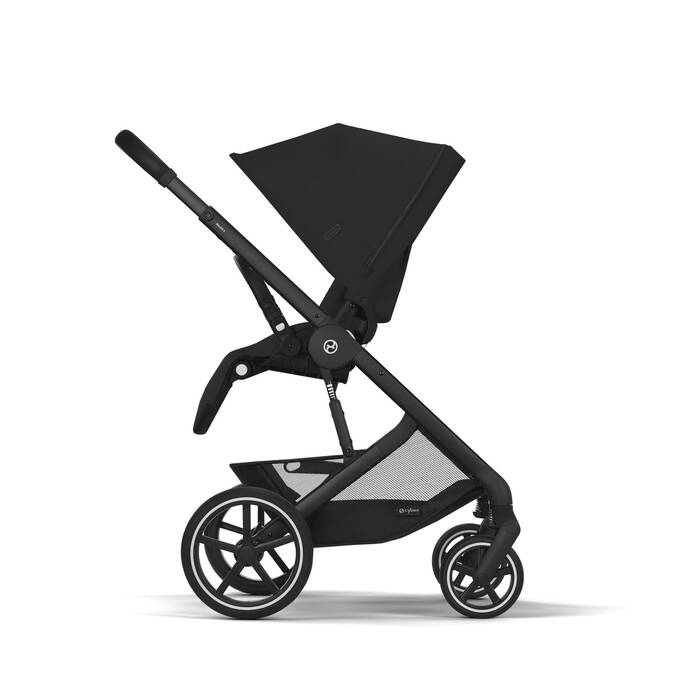 CYBEX Πολυκαρότσι 3in1 Balios S Lux 2024-2025 Black Frame Moon Black Με Κάθισμα Cloud G i-size Plus Moon Black + Βάση Isofix Base G