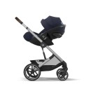 CYBEX Πολυκαρότσι 3in1 Balios S Lux 2024-2025 Silver Frame Ocean Blue Με Κάθισμα Cloud G i-size Plus Ocean Blue + Βάση Isofix Base G