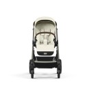 CYBEX Πολυκαρότσι 3in1 Balios S Lux 2024-2025 TPE Seashell Beige Με Κάθισμα Cloud G i-size Plus Moon Black