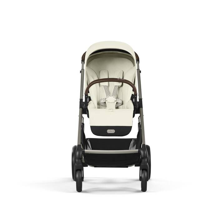 CYBEX Πολυκαρότσι 3in1 Balios S Lux 2024-2025 TPE Seashell Beige Με Κάθισμα Cloud G i-size Plus Moon Black