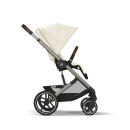 CYBEX Πολυκαρότσι 3in1 Balios S Lux 2024-2025 TPE Seashell Beige Με Κάθισμα Cloud G i-size Plus Moon Black